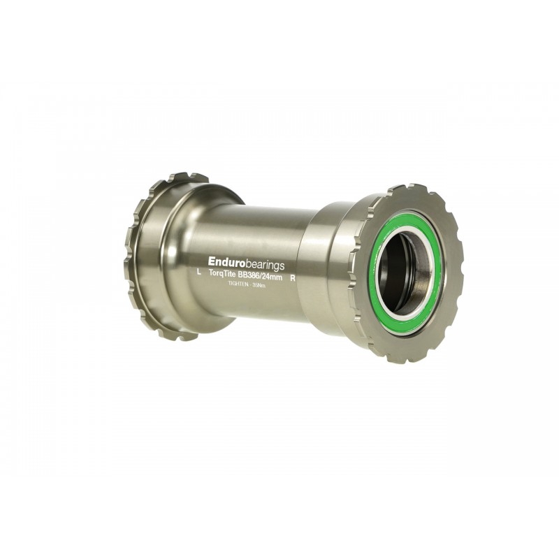 ENDURO BEARINGS Caja pedalier con rodamientos radiales de acero inoxidable para cuadros y bielas BKSR-0142 TORQTITE BB386 SHIMAN