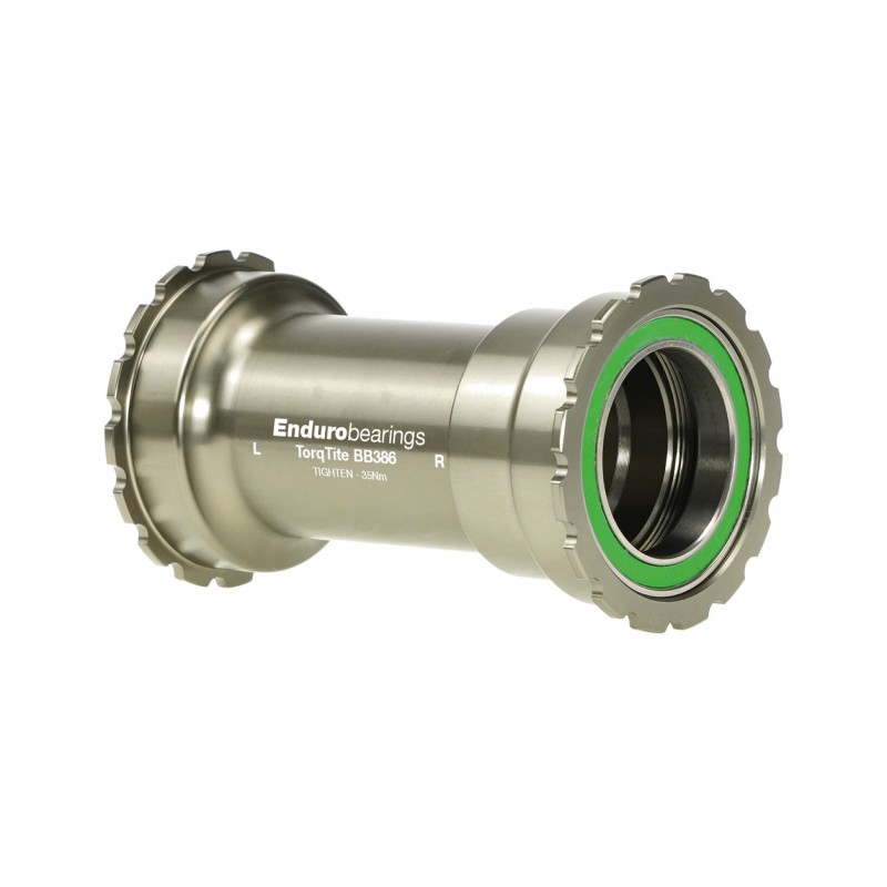 ENDURO BEARINGS Caja pedalier con rodamientos radiales de acero inoxidable para cuadros y bielas BKSR-0162 TORQTITE BB386 30MM 8