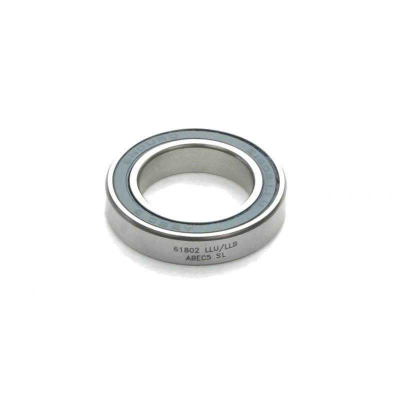 ENDURO BEARINGS Rodamiento de buje con grasa sólida para aplicaciones radiales 61802 LLU/LLB A5 SL ABEC-5 CN 15MM X 24MM 5MM EB9