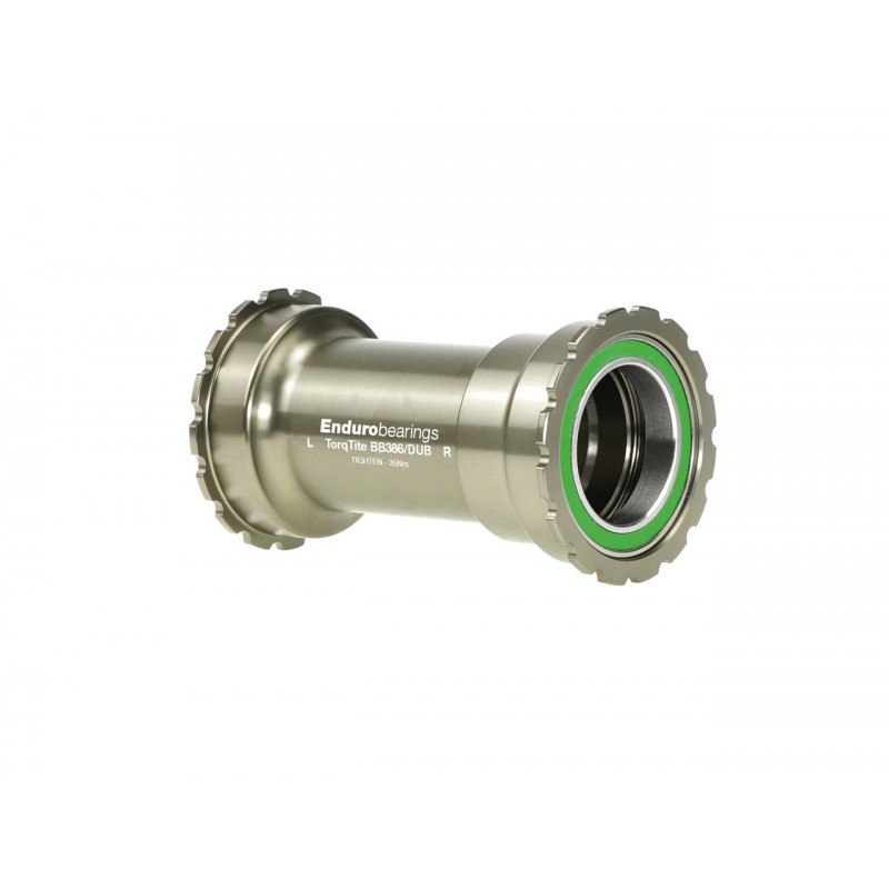 ENDURO BEARINGS Caja pedalier con rodamientos radiales de acero inoxidable para cuadros y bielas BKSR-0167 TORQTITE BB386 SRAM D