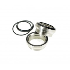 ENDURO BEARINGS Juego de dirección externa acero inoxidable con rodamientos contacto angular para cuadros tubo HDK-0008 1-1/8 34