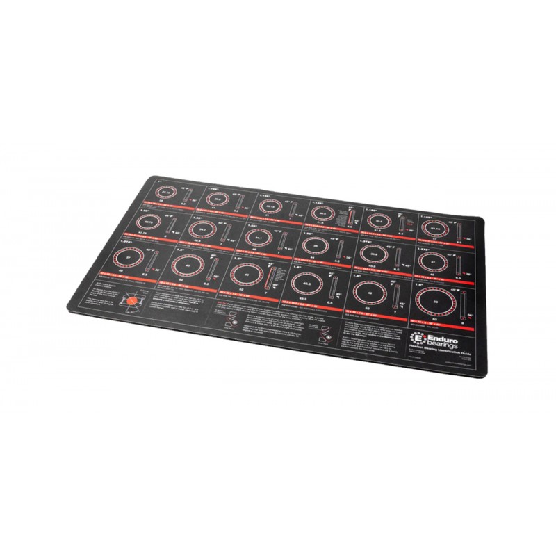 ENDURO BEARINGS Alfombrilla de trabajo para identificar rodamientos dirección WBM-003 EB9978