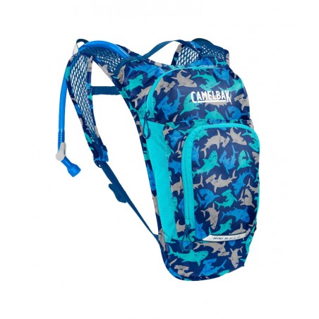 CAMELBAK Mochila de hidratación con diseño tiburenes MINI MULE 1.5L 2814413000X