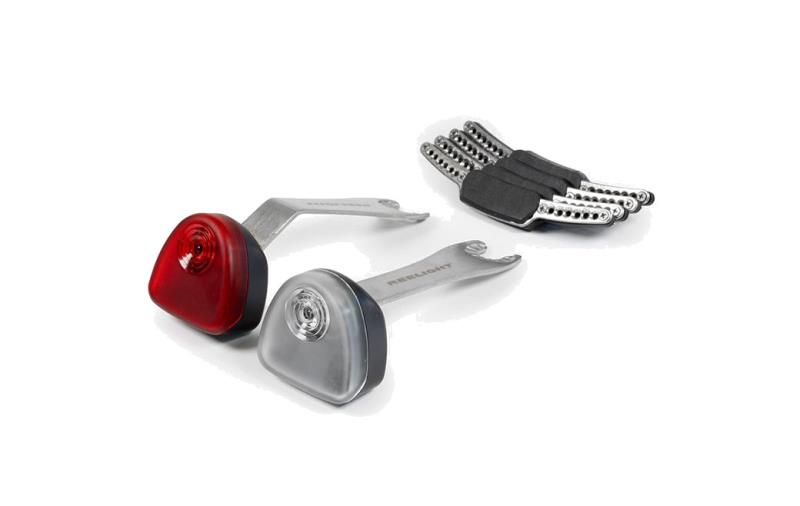 REELIGHT Juego de luces para bicicleta con montaje en ruedas mediante imán SL220 REEPOWER V3 726902