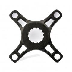 STRONGLIGHT Araña de aluminio para bicicleta eléctrica con cuatro brazos compatible sistema STRONGLIGH 104 BCD BOSCH GEN3 727060