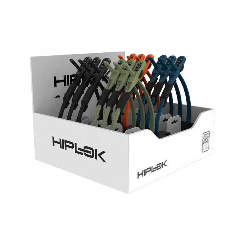 HIPLOK Display with combination strap locks in various colors Z LOK 45 CM (12 UDS) 727179