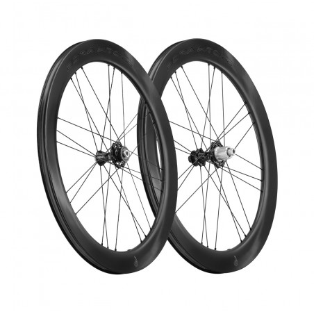CAMPAGNOLO Juego de ruedas para bicicleta con perfil alto y freno disco BORA ULTRA WTO 60 2WF C23 TLR CENTERLOCK HG11 CARBONO TE