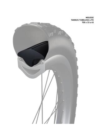 TANNUS Mousse de espuma antipinchazos para cubiertas tubeless bicicleta en versión ligera LITE 700 X 33 A 193751005988