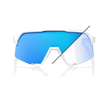 100% Gafas de sol ciclismo S3 PHOTOCROMATIC BASTILLE PEARL WHITE GLITTER 196261052138