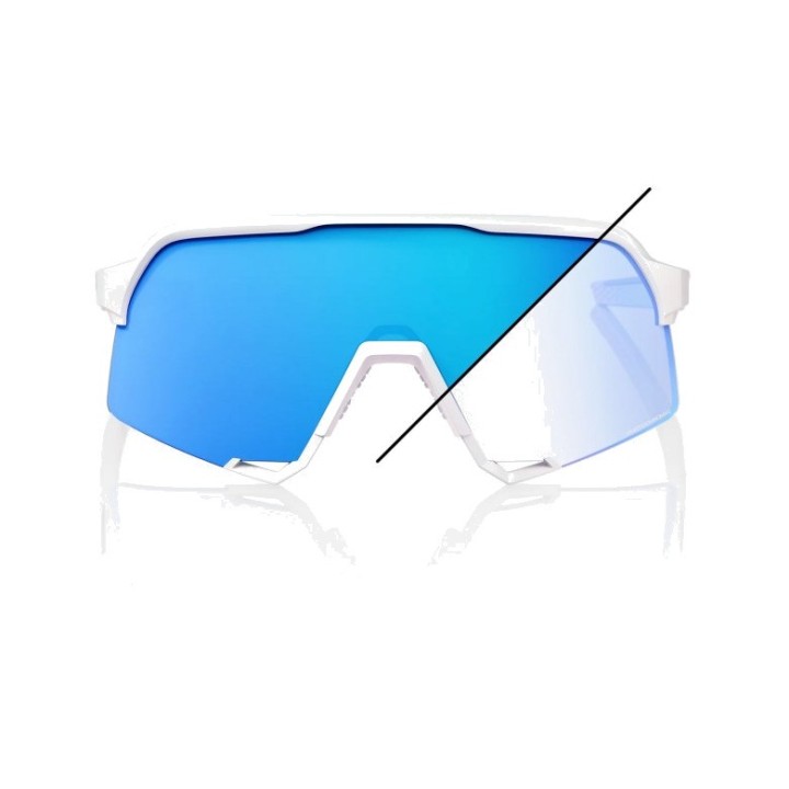100% Gafas de sol ciclismo S3 PHOTOCROMATIC BASTILLE PEARL WHITE GLITTER 196261052138