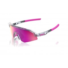 100% Cycling sunglasses SLENDALE POLISHED TRANSLUCENT GREY XS 196261054644