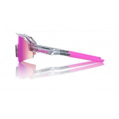 100% Cycling sunglasses SLENDALE POLISHED TRANSLUCENT GREY XS 196261054644