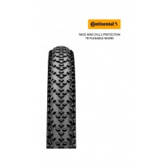 CONTINENTAL Cubierta neumatico bicicleta RACE KING PROTECTION TR 29X2,2 4019238798128