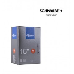 SCHWALBE Cámara de aire bicicleta SV3 47/62-305 IB 40MM 16" 4026495099981