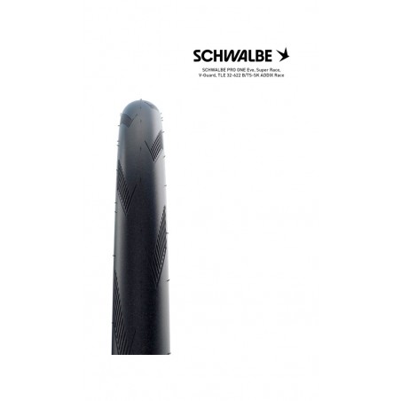 SCHWALBE Cubierta neumatico bicicleta PRO ONE EVO SUPER RACE V-GUARD TLE 28X1.25 700X32C B/TS-SK 4026495891943