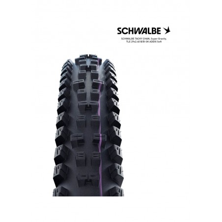 SCHWALBE Cubierta neumatico bicicleta TACKY CHAN EVO 29 SUPER GRAVITY ADDIX SOFT 29X2.40 B/B-SK 4026495934503