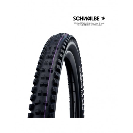 SCHWALBE Tire bicycle TACKY CHAN EVO SUPER GROUND TLE ADDIX ULTRA SOFT 29X2.40 B/B-SK 4026495937122