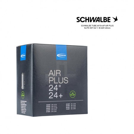 SCHWALBE Thicker air chamber AV10+AP PLUS 54/70-507 (24") IB AGV 40MM 24" - 4026495937900