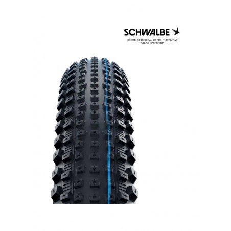 SCHWALBE Cubierta neumatico bicicleta RICK EVO XC PRO TLR SPEEDGRIP 29X2.40 B/B-SK 4026495941785