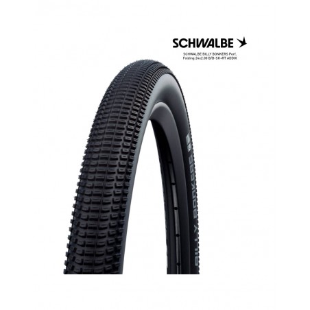 SCHWALBE Tire bicycle BILLY BONKERS PERF FOLDING ADDIX 24X2.00 B/B-SK+RT 4026495944427