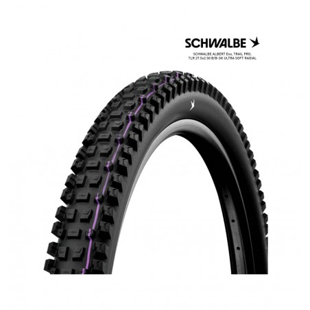 SCHWALBE Tire bicycle ALBERT EVO 27.5 TRAIL PRO ULTRA SOFT RADIAL 27.5X2.50 B/B-SK 4026495945240