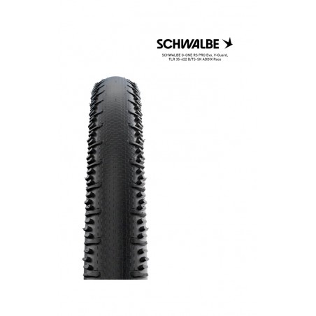 SCHWALBE Tire bicycle G-ONE RS PRO EVO V-GUARD TLR 28X1.35 700X35C B/TS-SK 4026495945684