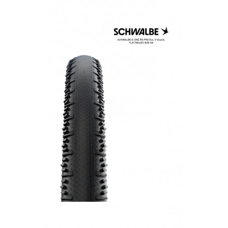 SCHWALBE Cubierta neumatico bicicleta G-ONE RS PRO EVO V-GUARD TLR 28X1.50 700X40C B/B-SK 4026495945769