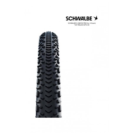 SCHWALBE Tire bicycle G-ONE RX PRO EVO V-GUARD TLR 28X1.70 700X45C B/TS-SK 4026495945882