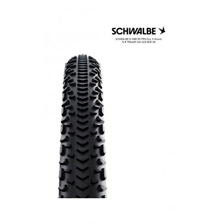SCHWALBE Tire bicycle G-ONE RX PRO EVO V-GUARD TLR 28X1.50 700X40C B/B-SK 4026495946025