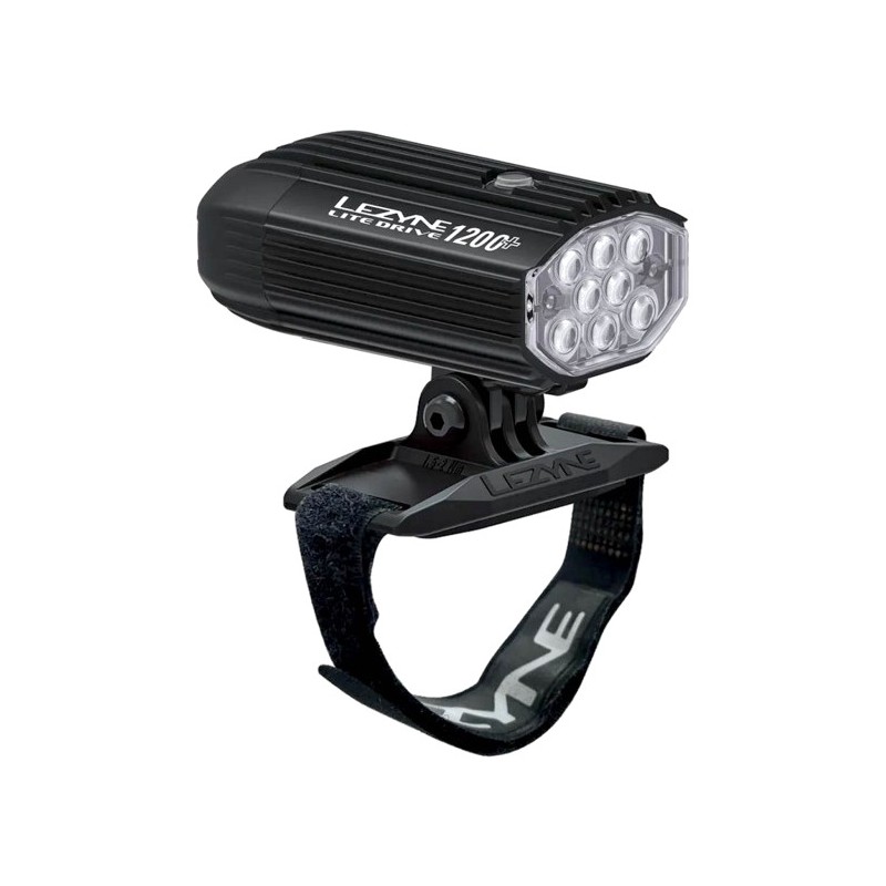 LEZYNE bicycle front light HELMET LITE DRIVE 1200+ 1200 LUMENS 4710582552519