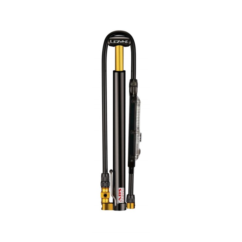 LEZYNE Bomba de mano tipo taller con manómetro digital para alta presión MICRO FLOOR DRIVE HPG 300MM - 160 PSI 4712805989263