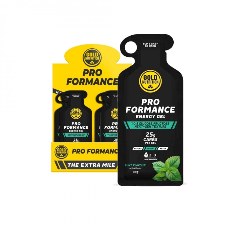 GOLD NUTRITION Gel energético para ciclistas con alto contenido de carbohidratos PRO FORMANCE ENERGY 16U X 40 G 5601607078574VAR