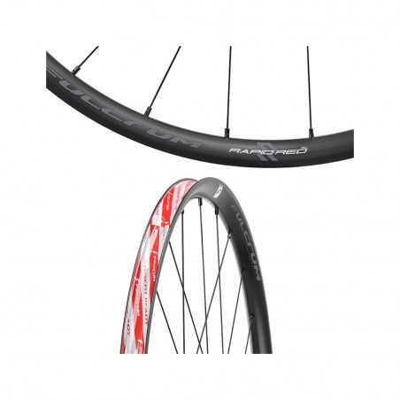 FULCRUM Bicycle wheels set RAPID RED AL 2WF-R, AFS + 2WF VALVE FRONT+REAR / SHIMANO 8055728112384