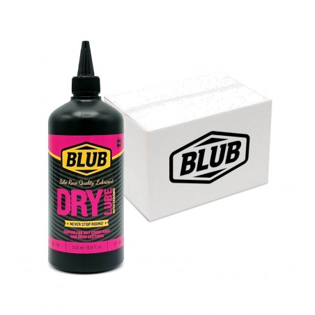 BLUB Lubricante seco para cadena de bicicleta DRY LUBE 500ML 16U 8436577103653