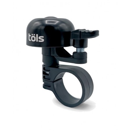 TÖLS Timbre de bicicleta fabricado en aluminio ALUMINIUM GONG BIKE BELL 35MM Ø, BB-873 8436577110873