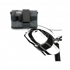 TÖLS Bolsa de sillín ligera para bicicleta LIGHT SADDLE BAG 15 X 11X 2 CM 125 GR. 8436577110910