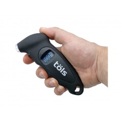 TÖLS Medidor digital de presión para neumáticos bicicleta RANGE: 0-10 BAR 8436577110965