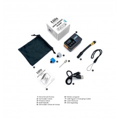 TÖLS Compresor de aire con manómetro para llevar en la bicicleta AINA SMART PUMP PRESTA/SCHRADER, 120 PSI MAX 8436577116783
