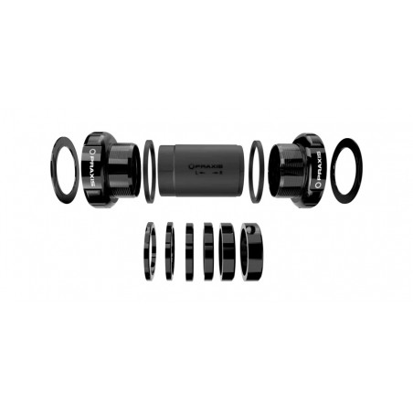 PRAXIS bottom bracket cups DUB 29 68/73MM BSA ENG THREADED ROAD/MTN 68-0029 850033390650