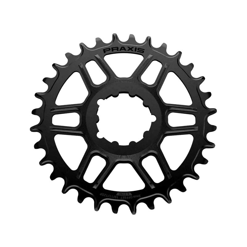 PRAXIS Bicycle chainring 34T 3MM OFFSET/DMA 10/11/12SP 850033390674