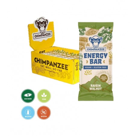 CHIMPANZEE Energy bar VEGAN 15X55 G - RAISIN WALNUT 8594157875823