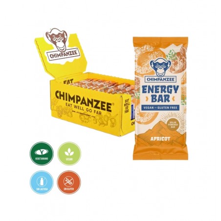 CHIMPANZEE Energy bar VEGAN 15X55 G - APRICOT 8594157875830