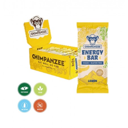 CHIMPANZEE Barrita energética VEGAN / GLUTEN FREE 15X55 G - LEMON 8594157875847