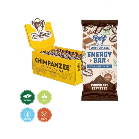 CHIMPANZEE Energy bar VEGAN 15X55 G - CHOCOLATE ESPRESSO 8594157875885