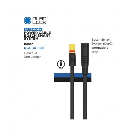 QUAD LOCK Power cable for cycling device or accessory 1 X 1.1M SHIMANO 9348943121286