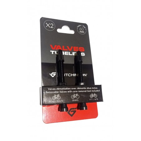 HUTCHINSON Juego de válvulas aluminio TUBELESS 60 MM 726962