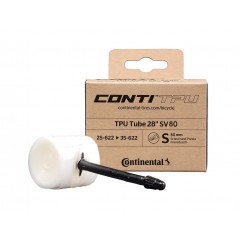 CONTINENTAL Bicycle tube with presta valve 28" (25-35/622) TPU 80MM 727128