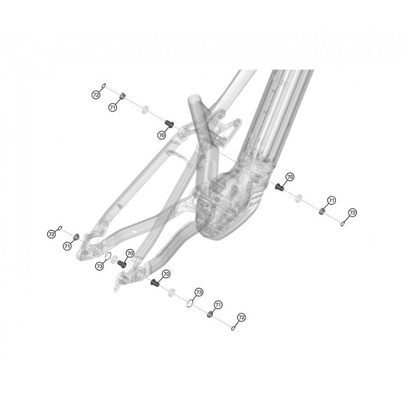 HAIBIKE Transmission hardware kit GEN5 CX AL HORSLINK KHB00110