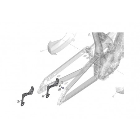 HAIBIKE Brake adapter set for system GEN5 CX AL KHB00141