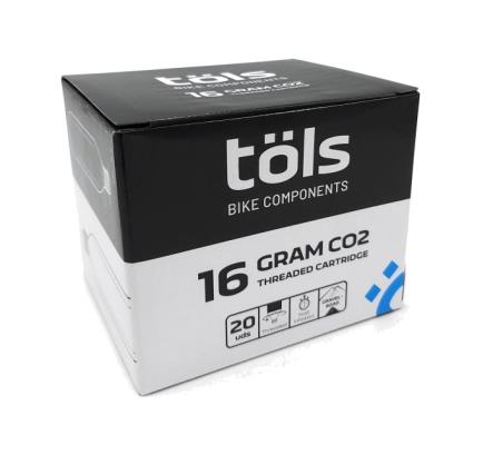 TÖLS Bombona cartucho aire comprimido con rosca 16 GR 30U CO2 8436577118411